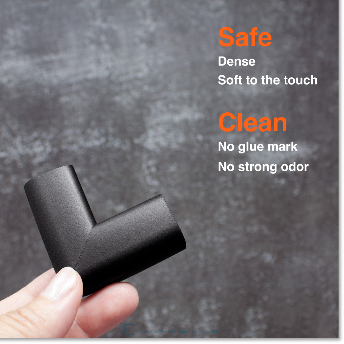 Roving Cove Edge and Corner Protector for Baby Proofing. Soft NBR Rubber Foam. Furniture and Fireplace Safety Corner Edge Bumper Guard, 3M Adhesive. Protect you and your loved ones from dangerous sharp edge and corners of fireplace, hearths, tables, desks, shelves, bed frames, and other furniture in your home.