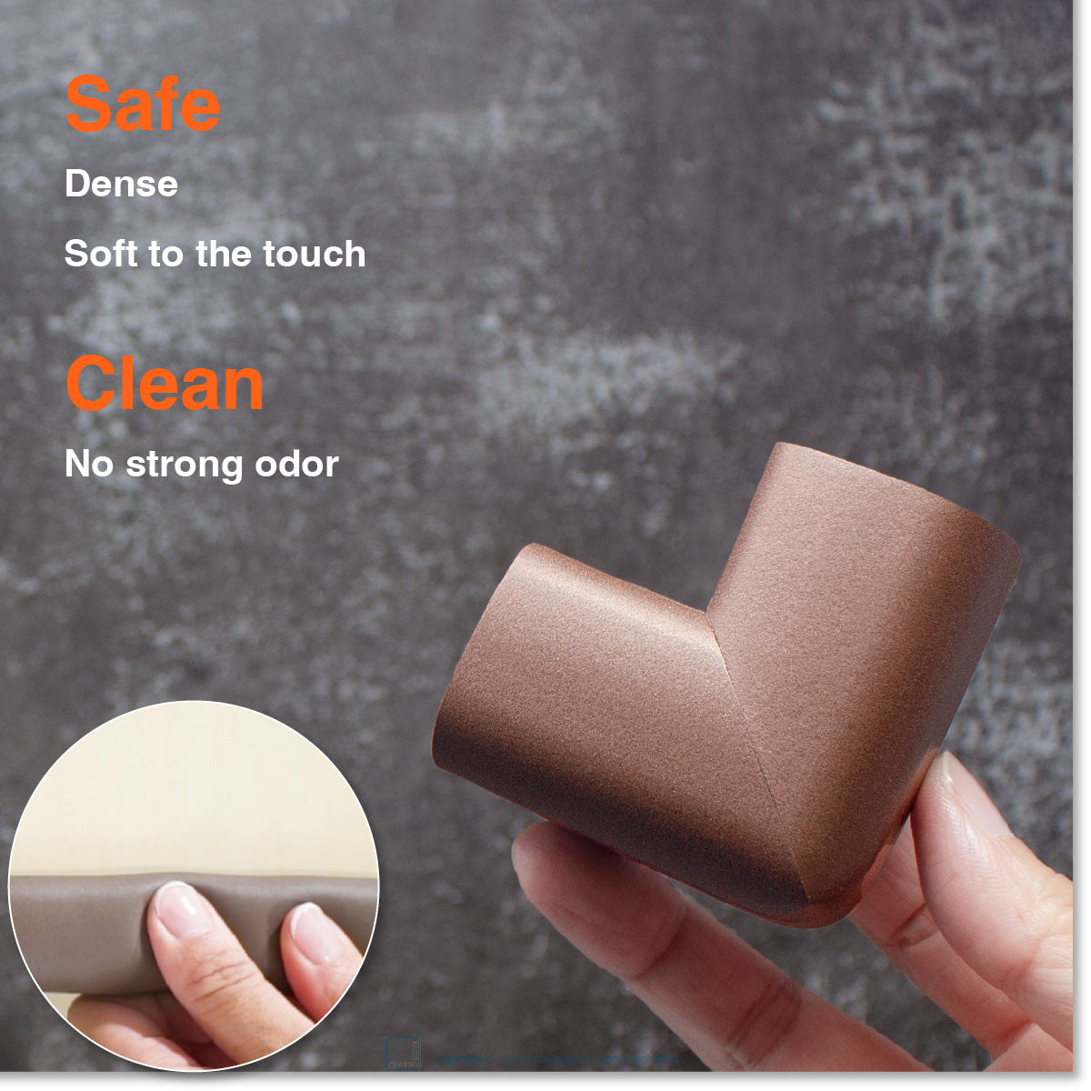 Roving Cove Edge and Corner Protector for Baby Proofing. Soft NBR Rubber Foam. Furniture and Fireplace Safety Corner Edge Bumper Guard, 3M Adhesive. Protect you and your loved ones from dangerous sharp edge and corners of fireplace, hearths, tables, desks, shelves, bed frames, and other furniture in your home.