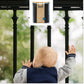 Roving Cove Indoor and Outdoor Banister Guard and Railing Safety Net for baby proofing stairway railing, deck, patio, balcony and beyond. Keep your babies, pets and toys from falling through banisters. Available on Amazon. 