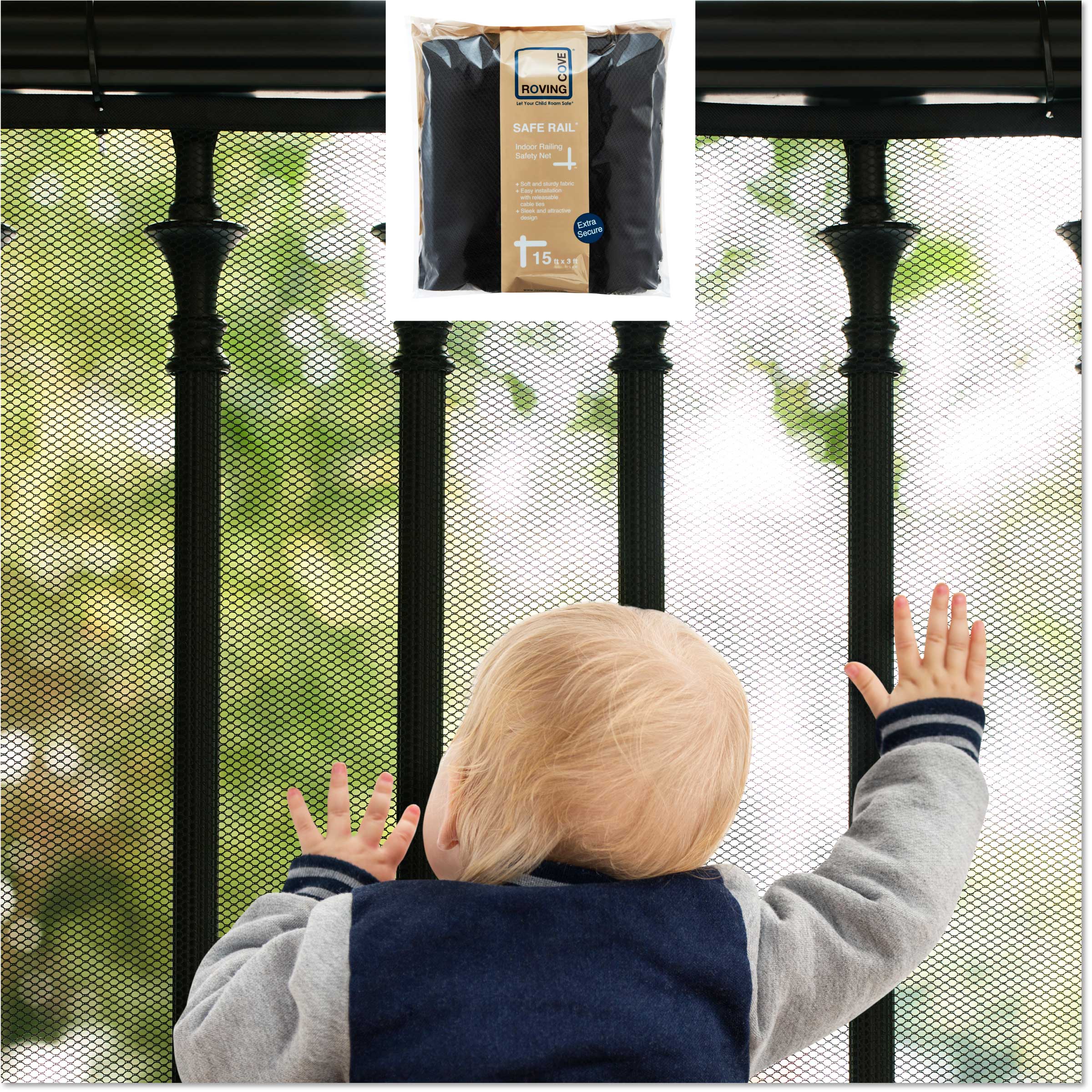 Safety Net For Stair Railing at Samantha Parker blog