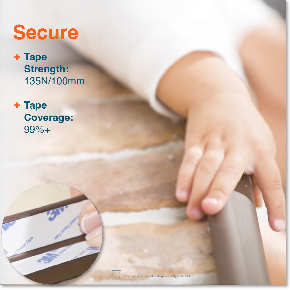 Roving Cove Edge and Corner Protector for Baby Proofing. Soft NBR Rubber Foam. Furniture and Fireplace Safety Corner Edge Bumper Guard, 3M Adhesive. Protect you and your loved ones from dangerous sharp edge and corners of fireplace, hearths, tables, desks, shelves, bed frames, and other furniture in your home.