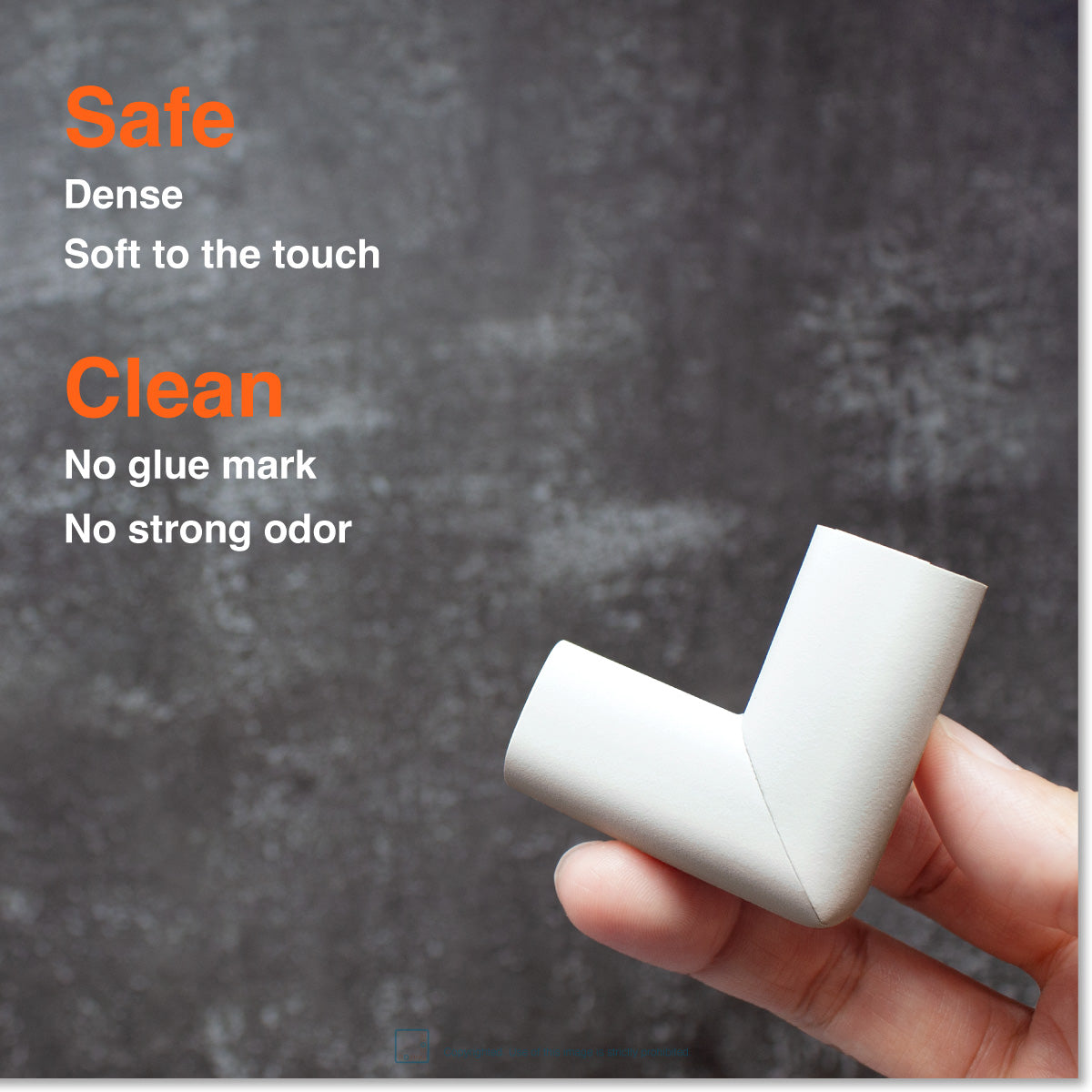 Roving Cove Corner Protector for Baby Proofing. Soft NBR Rubber Foam. Furniture and Fireplace Safety Corner Bumper Guard, 3M Adhesive Pre-taped. Protect you and your loved ones from dangerous sharp edge and corners of fireplace, hearths, tables, desks, shelves, bed frames, and other furniture in your home.