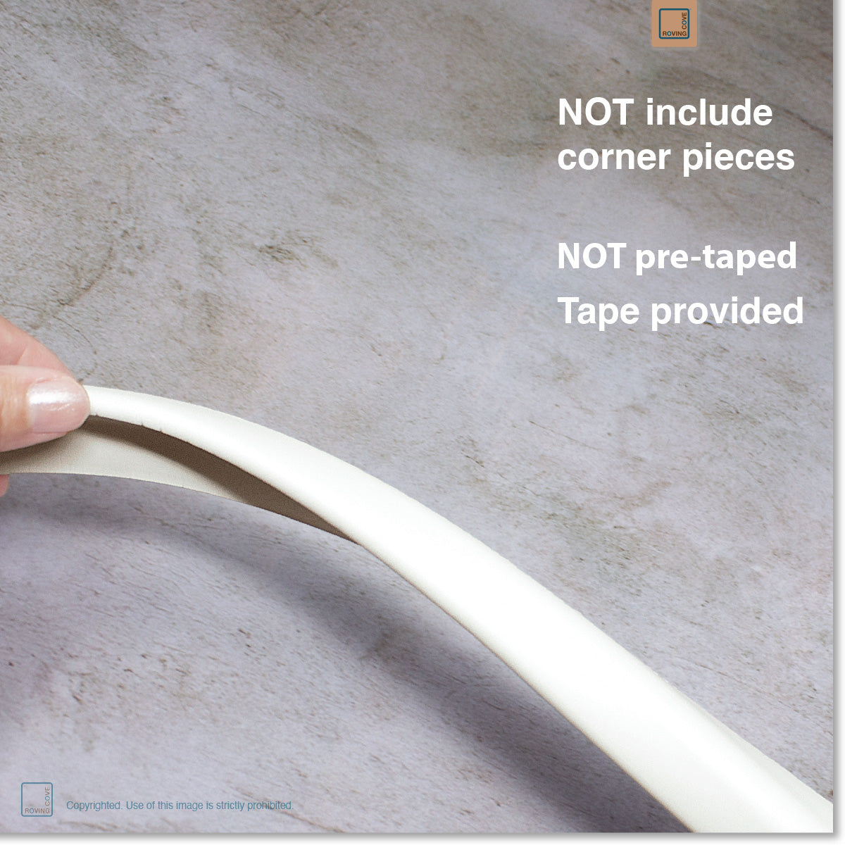 Roving Cove SlimFit Corner Protectors for Baby Proofing, 8 Small Corne