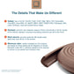 Roving Cove Edge and Corner Protector for Baby Proofing. Soft NBR Rubber Foam. Furniture and Fireplace Safety Corner Edge Bumper Guard, 3M Adhesive. Protect you and your loved ones from dangerous sharp edge and corners of fireplace, hearths, tables, desks, shelves, bed frames, and other furniture in your home.