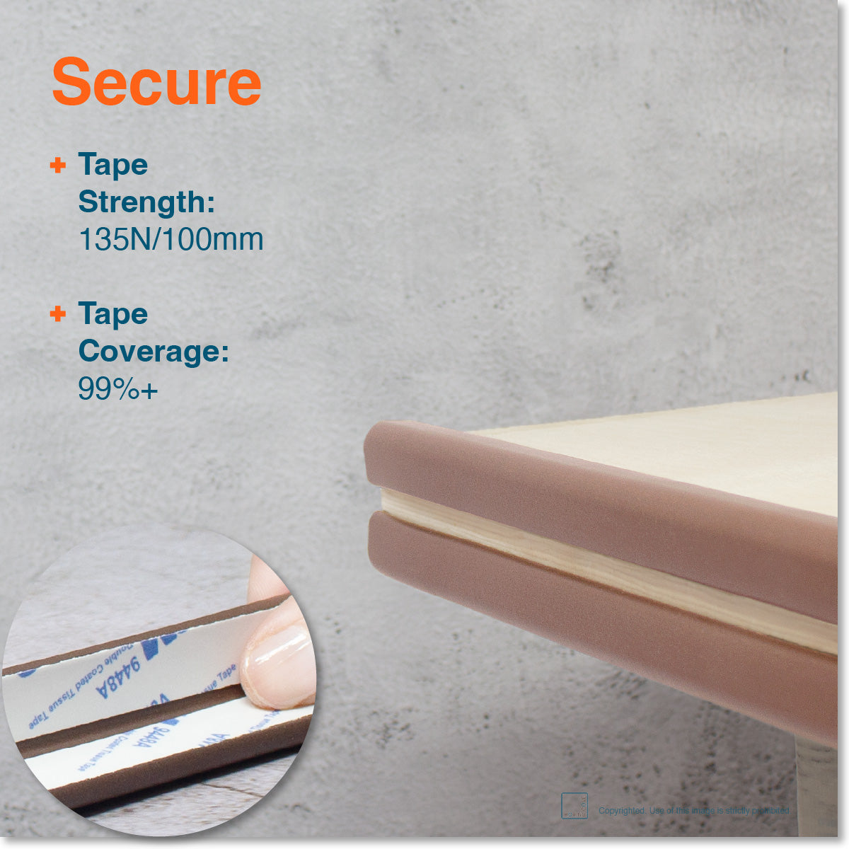 Roving Cove Edge and Corner Protector for Baby Proofing. Soft NBR Rubber Foam. Furniture and Fireplace Safety Corner Edge Bumper Guard, 3M Adhesive. Protect you and your loved ones from dangerous sharp edge and corners of fireplace, hearths, tables, desks, shelves, bed frames, and other furniture in your home.