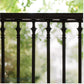 Roving Cove Indoor and Outdoor Banister Guard and Railing Safety Net for baby proofing stairway railing, deck, patio, balcony and beyond. Keep your babies, pets and toys from falling through banisters. Available on Amazon. 