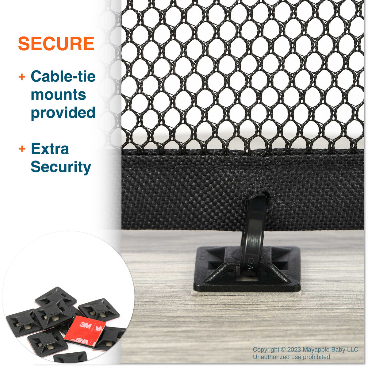 Roving Cove Stair Banister Guard, Railing Safety Net for Baby Proofing