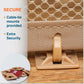 Roving Cove Indoor and Outdoor Banister Guard and Railing Safety Net for baby proofing stairway railing, deck, patio, balcony and beyond. Keep your babies, pets and toys from falling through banisters. Available on Amazon. 